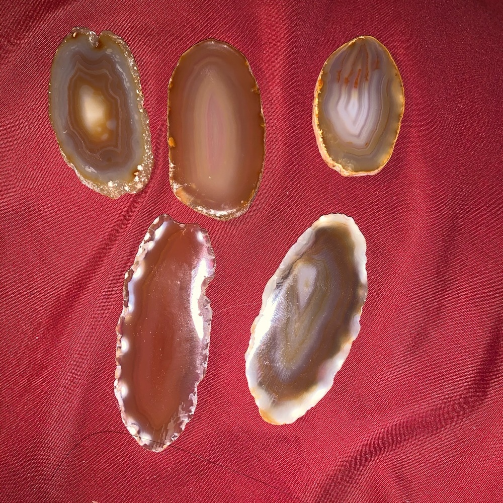 Agate slices